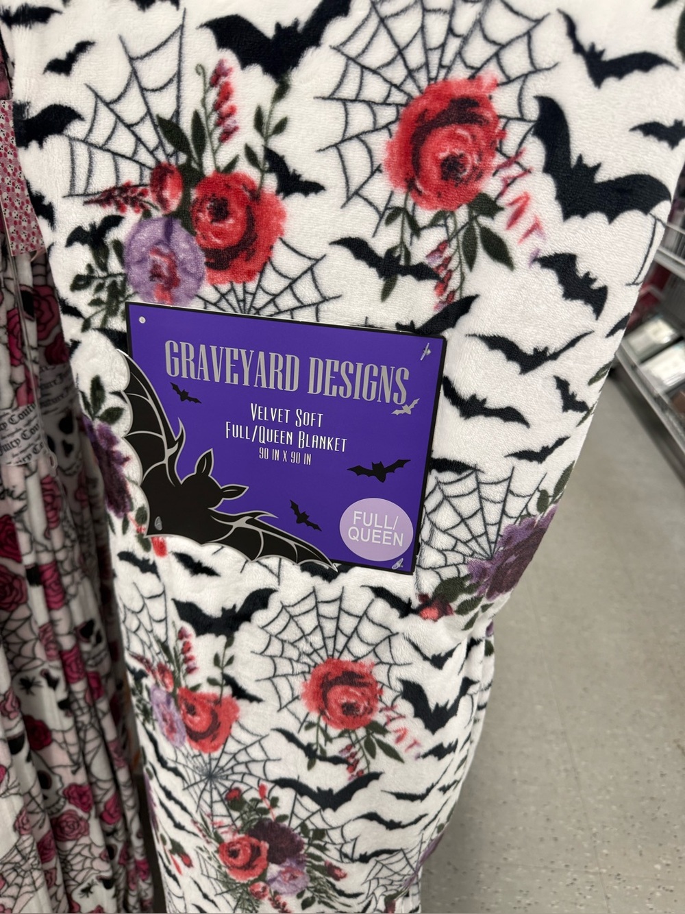 Bats Full/Queen Halloween blanket